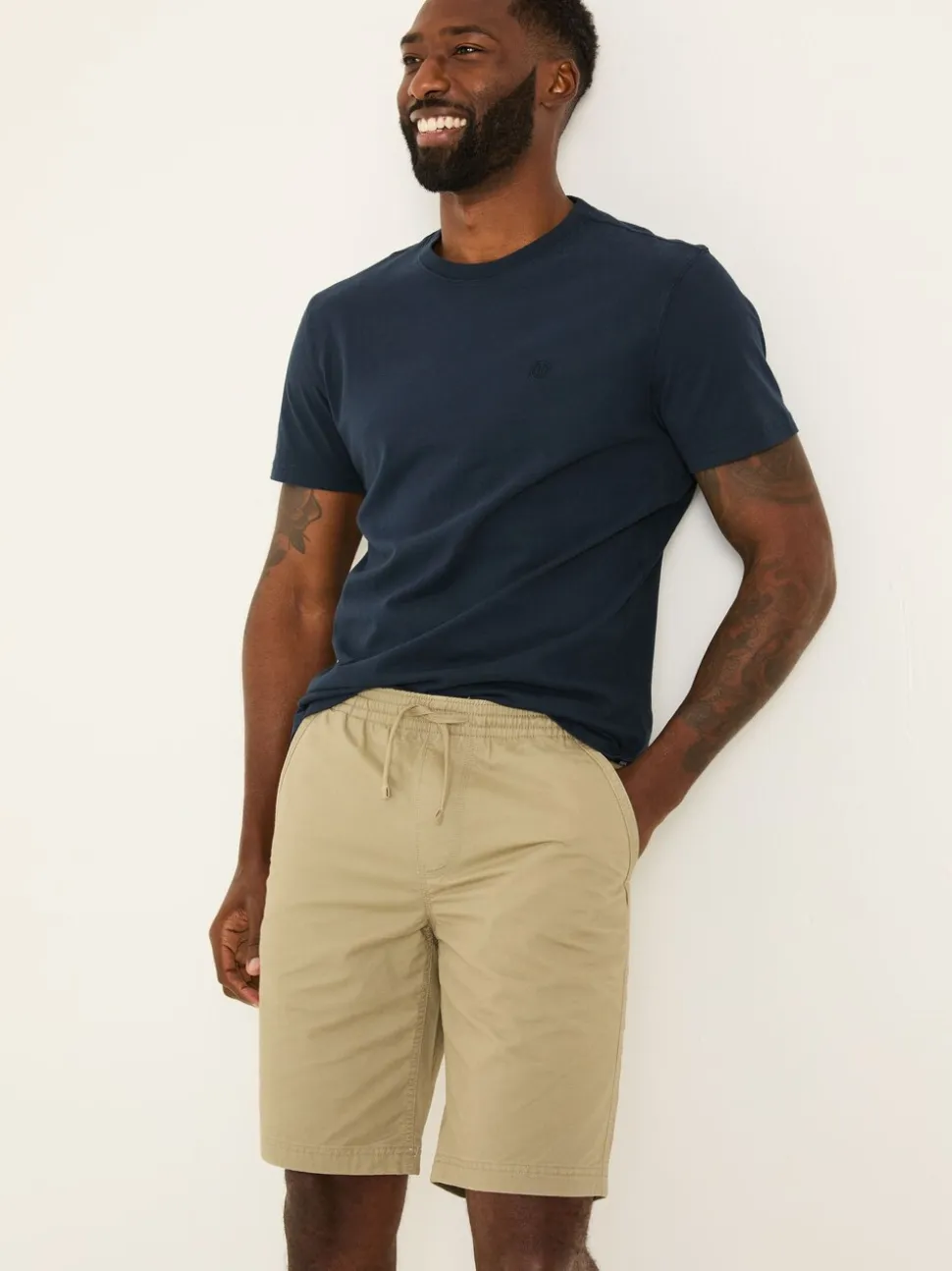 FatFace Seaton Stone Pull On Shorts