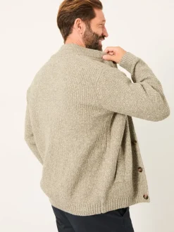 FatFace Sefton Green Haze Knitted Cardigan