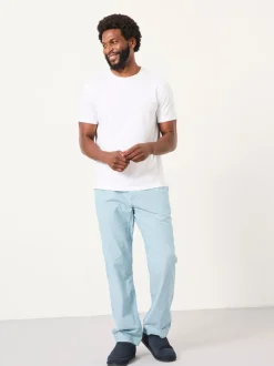 FatFace Seil Light Blue Stripe Pyjama Bottoms