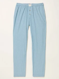 FatFace Seil Light Blue Stripe Pyjama Bottoms