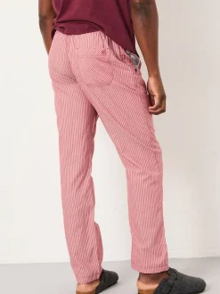 FatFace Seil Terracotta Stripe Pyjama Bottoms