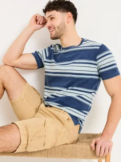 FatFace Stone Cotton Linen Cargo Shorts