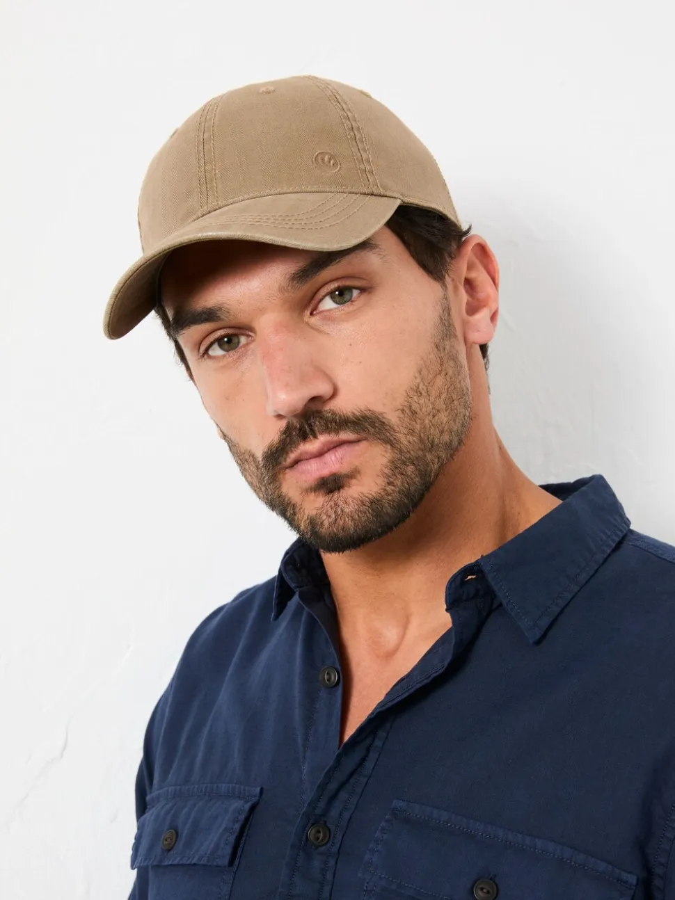 FatFace Stone Herringbone Baseball Cap