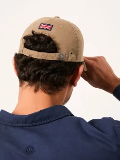 FatFace Stone Herringbone Baseball Cap