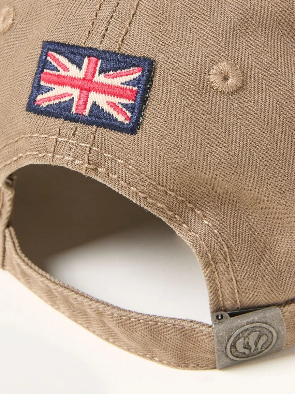 FatFace Stone Herringbone Baseball Cap