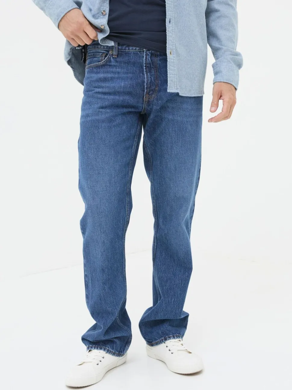 FatFace Stone Wash Blue Jeans