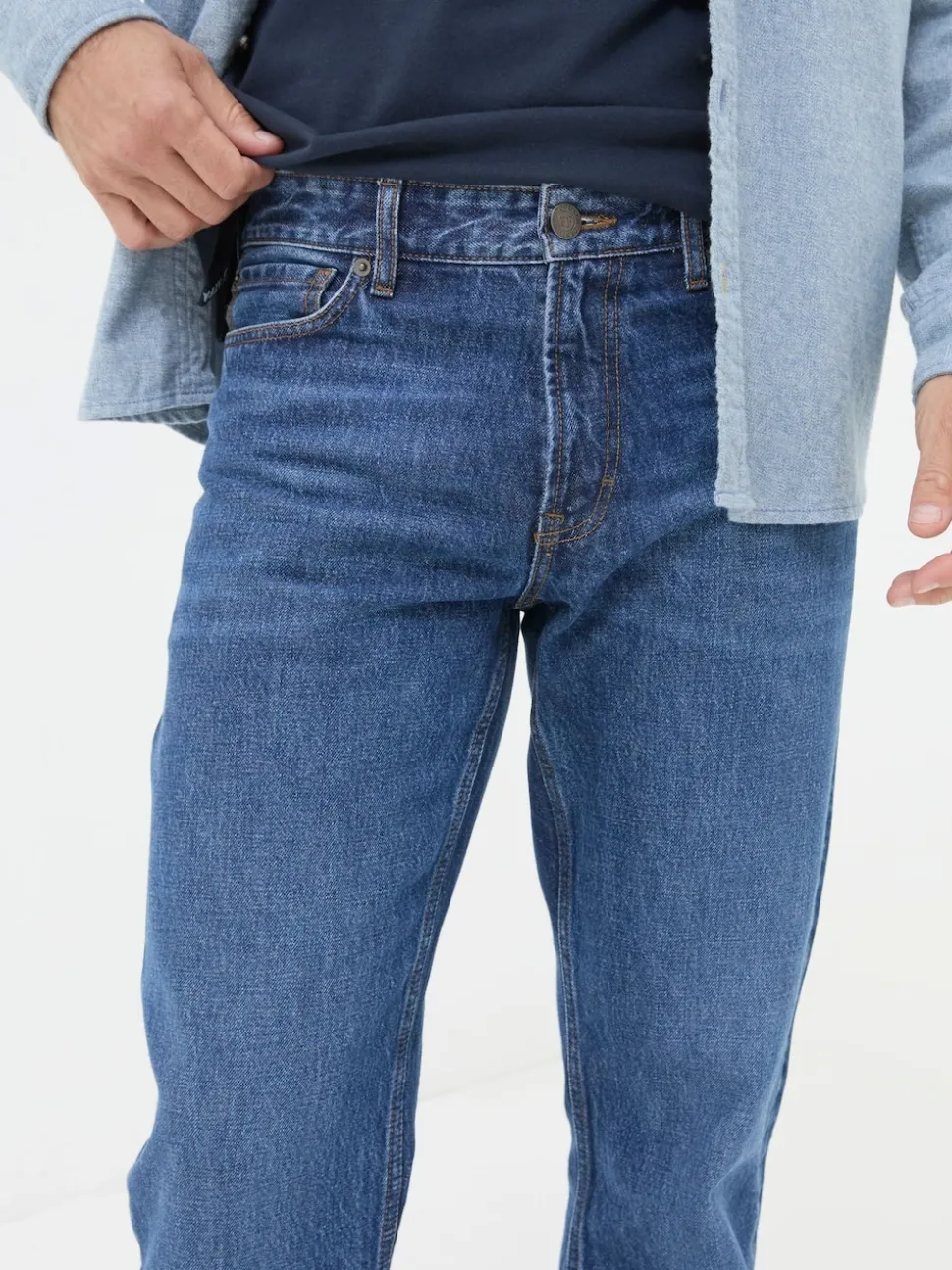 FatFace Stone Wash Blue Jeans