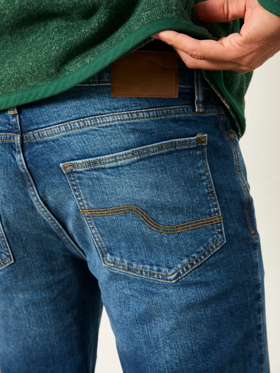 FatFace Stone Wash Slim Fit Jeans