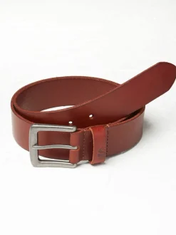 FatFace Tan Brown Italian Leather Belt