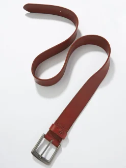 FatFace Tan Brown Italian Leather Belt