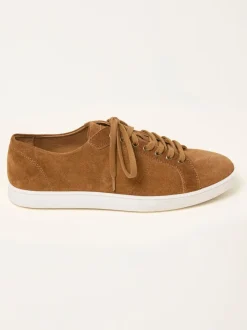 FatFace Tan Brown Mens Suede Trainer