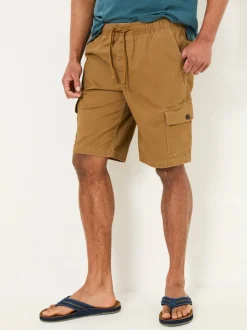 FatFace Tenby Light Brown Pull On Cargo Shorts