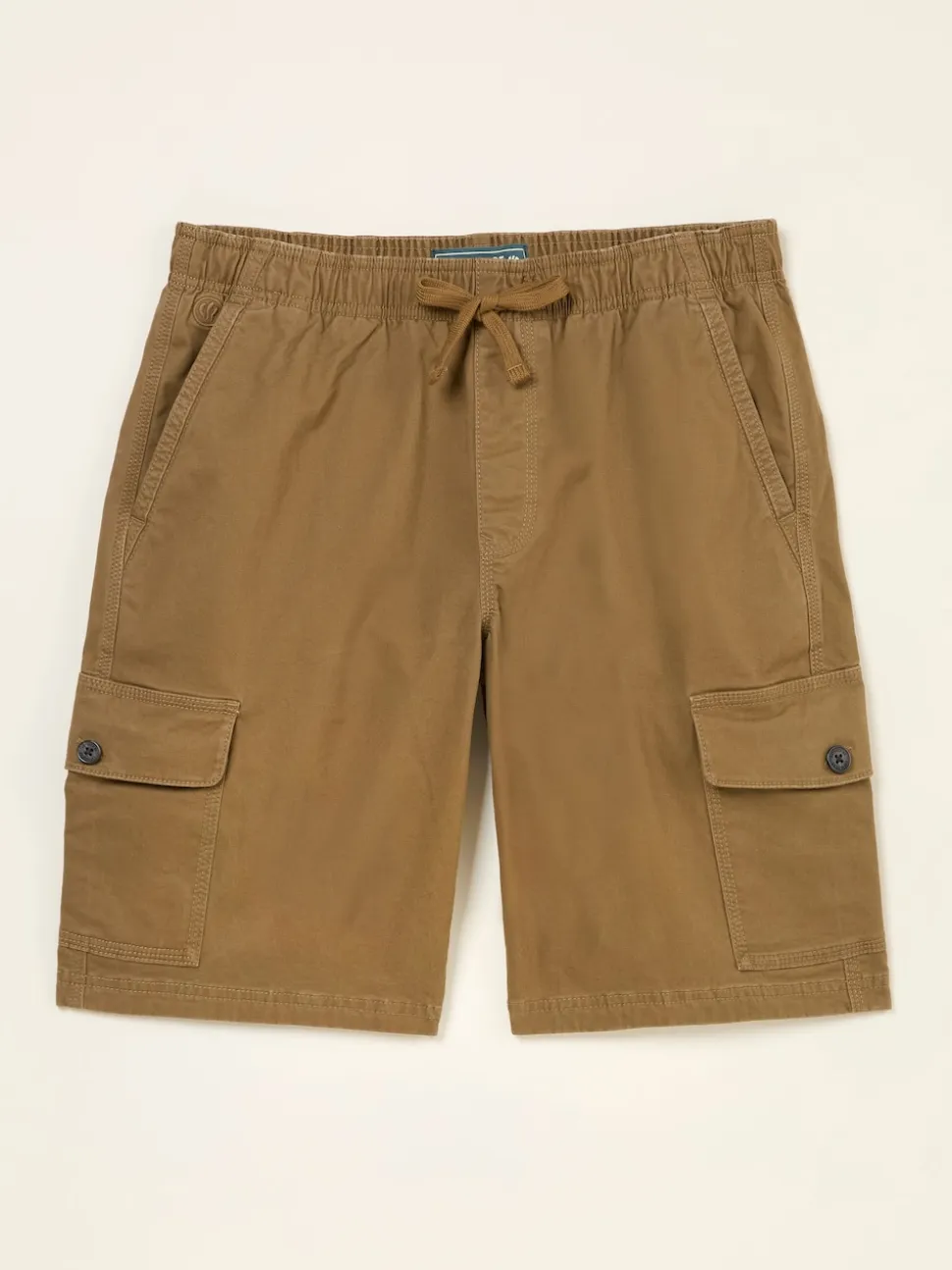 FatFace Tenby Light Brown Pull On Cargo Shorts