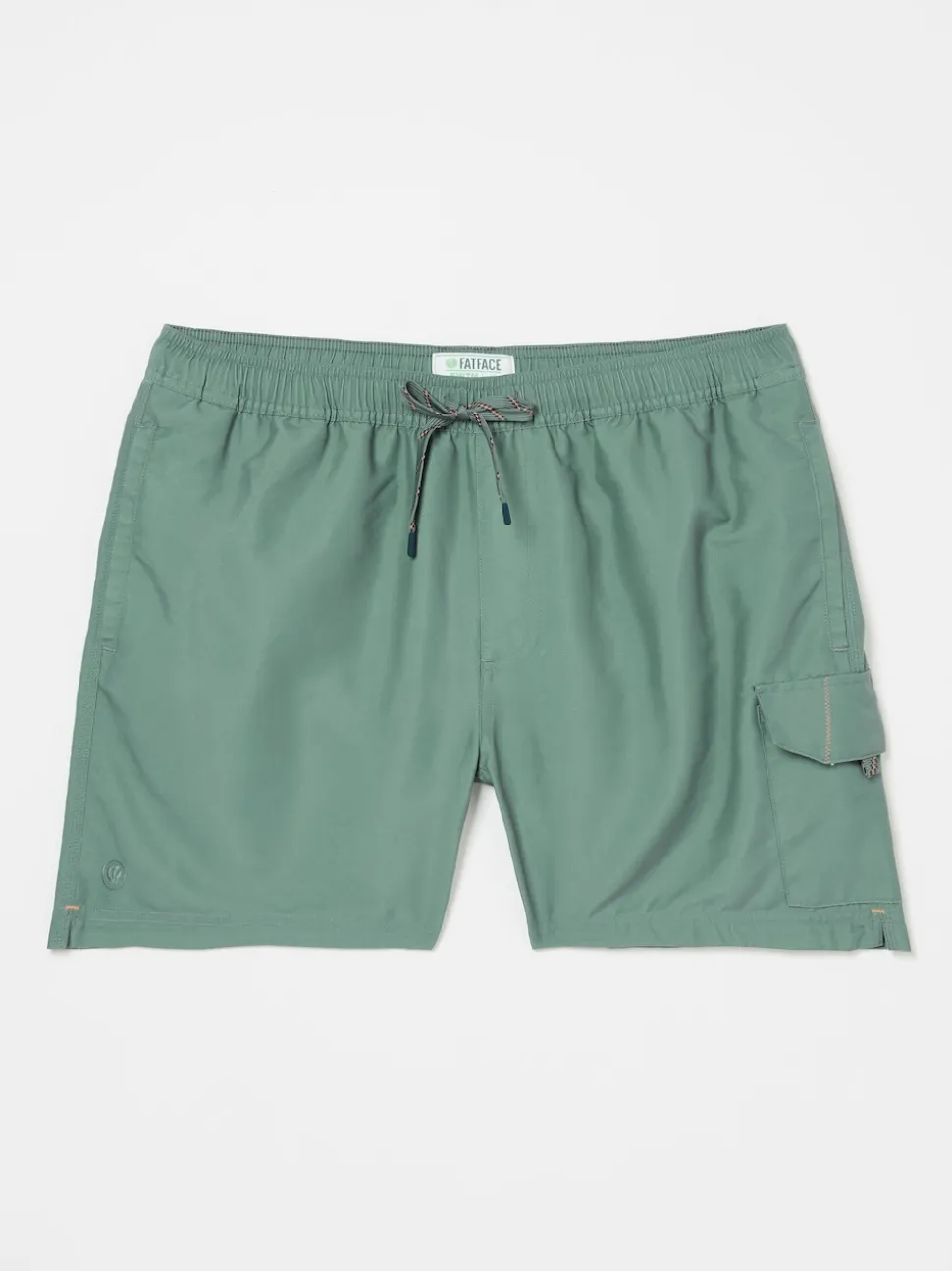FatFace Trevose Khaki Green Swim Shorts