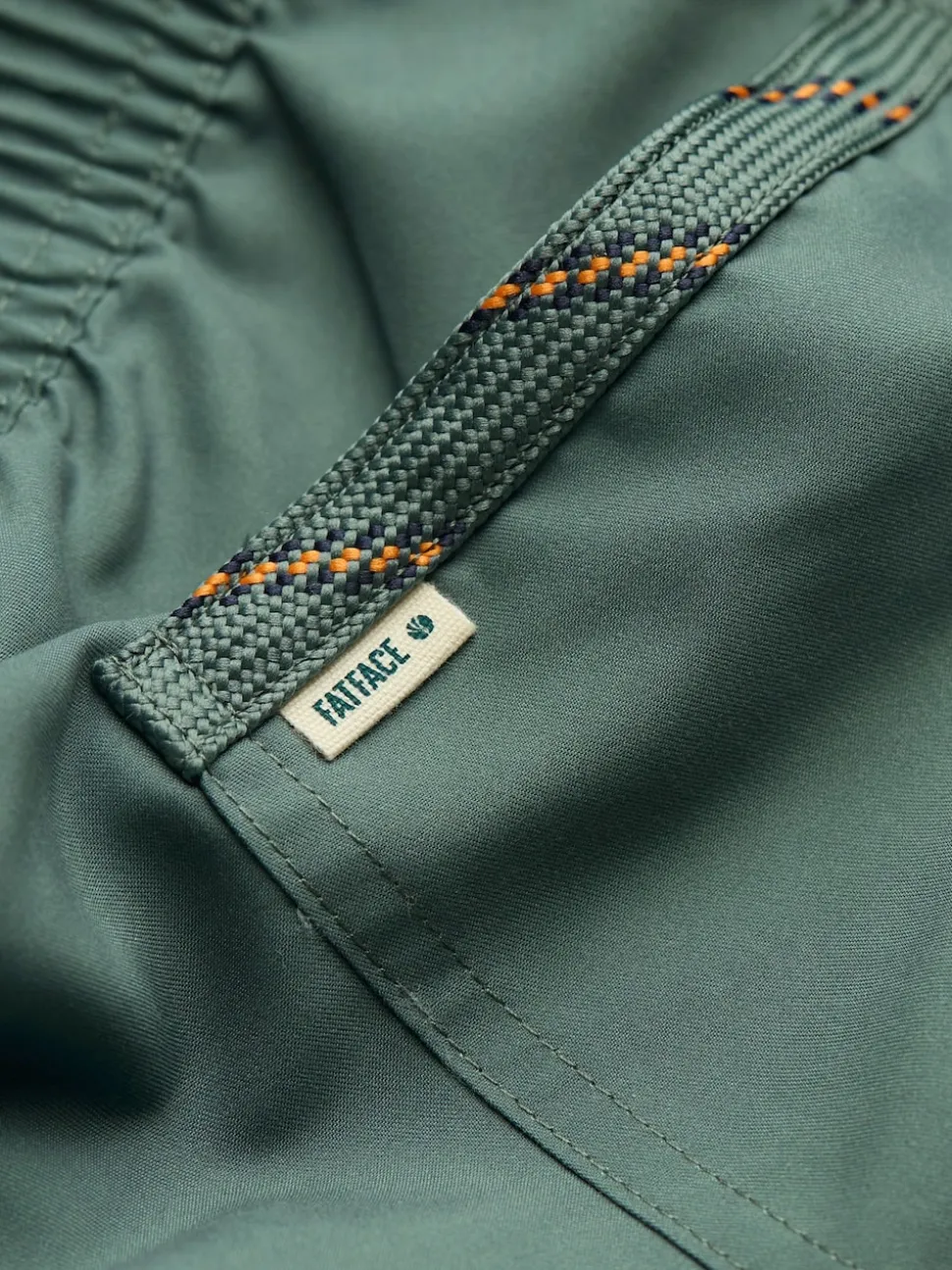 FatFace Trevose Khaki Green Swim Shorts