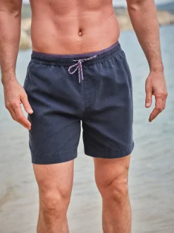 FatFace Trevose Navy Swim Shorts