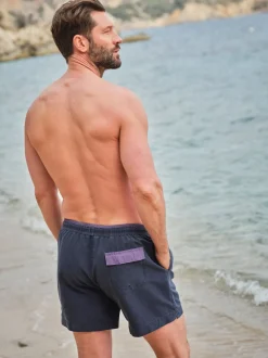 FatFace Trevose Navy Swim Shorts