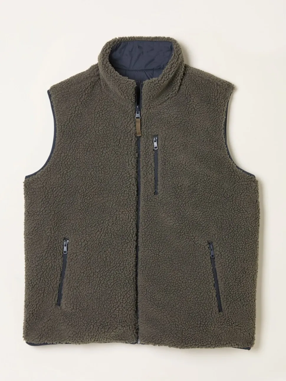 FatFace Tromso Navy 2 in 1 Reversible Gilet