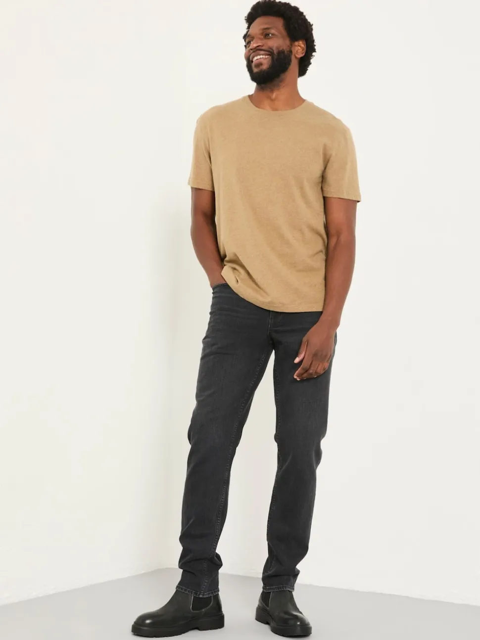 FatFace Washed Black Slim Fit Jeans