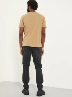 FatFace Washed Black Slim Fit Jeans