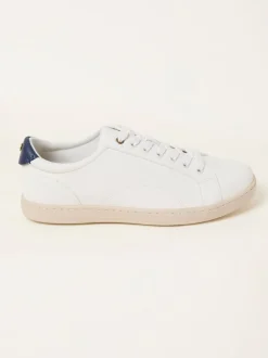 FatFace White Mens PU Trainer