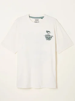 FatFace White Snoopy Peanuts Tshirt