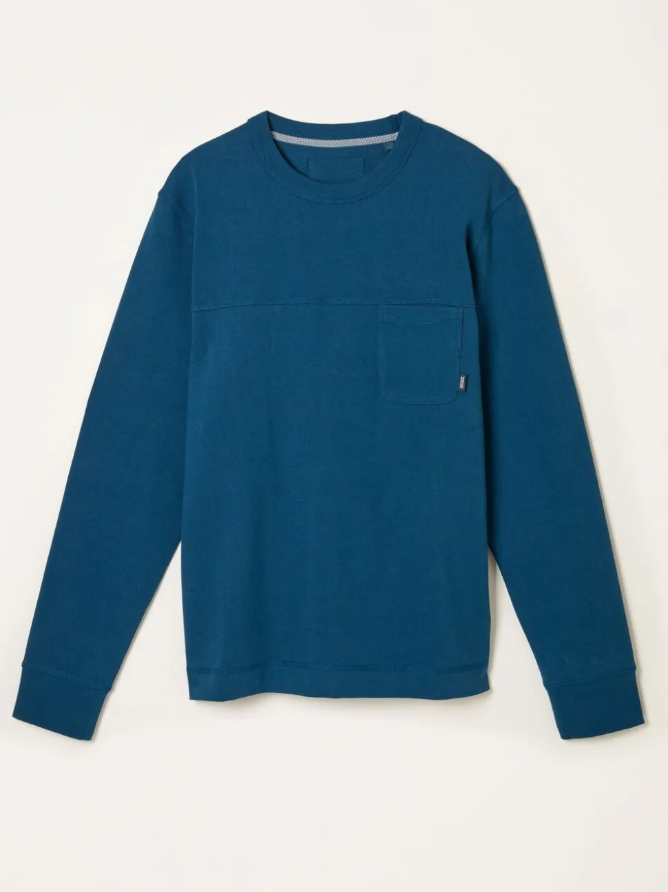 FatFace Wilman Dark Teal Blue Crew Sweat