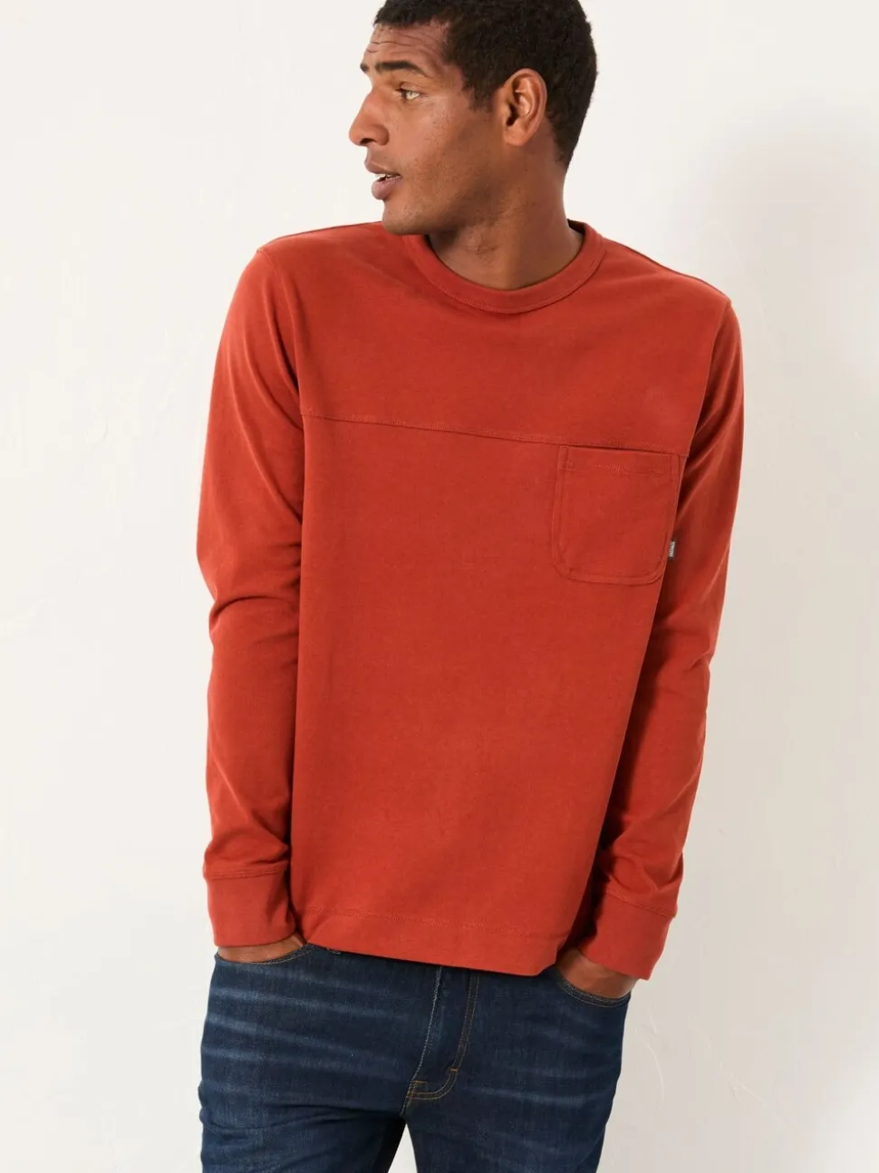 FatFace Wilman Terracotta Crew Sweat