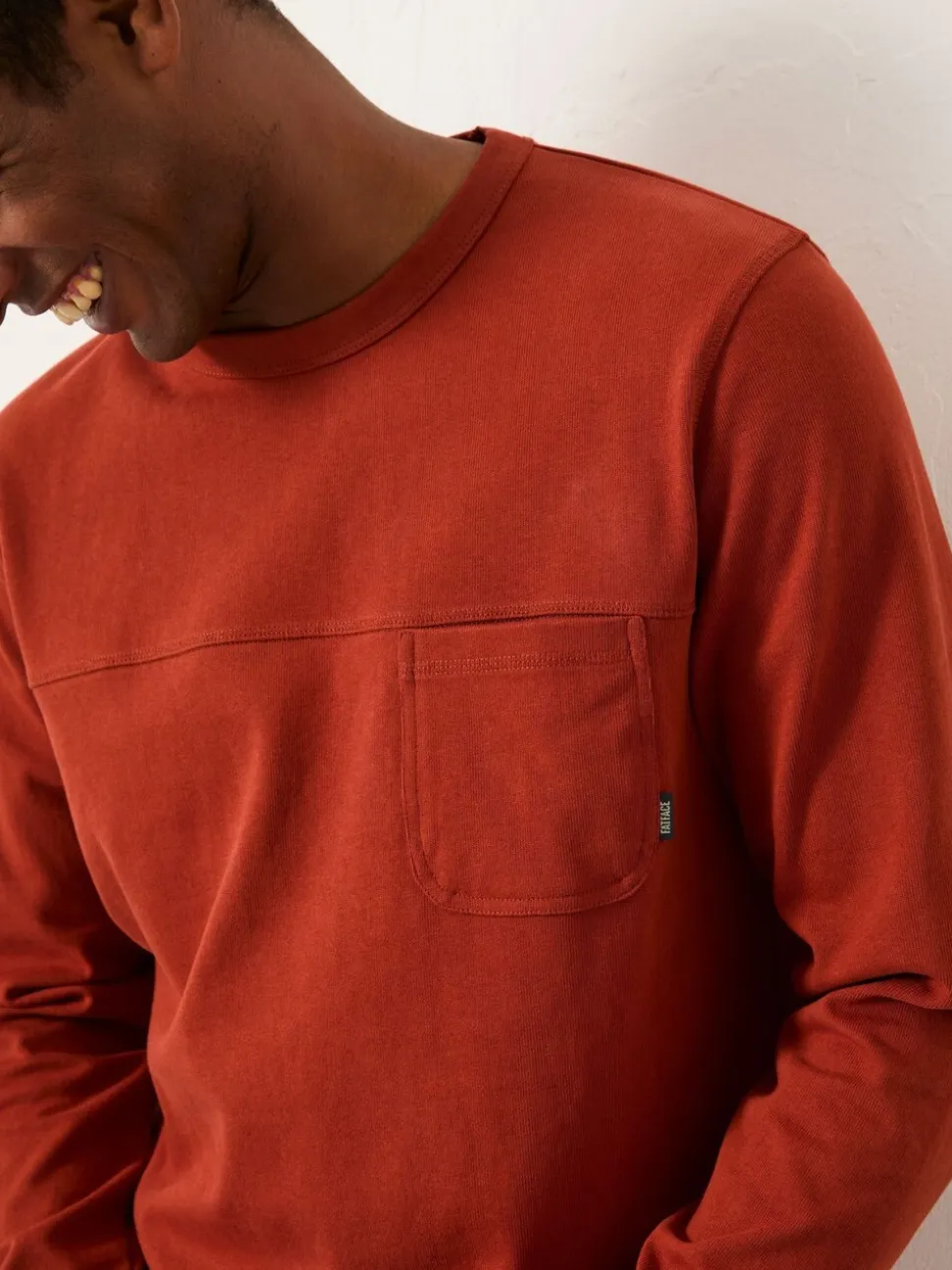 FatFace Wilman Terracotta Crew Sweat
