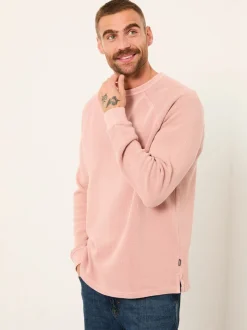 FatFace Wye Pink Crew Neck Sweat