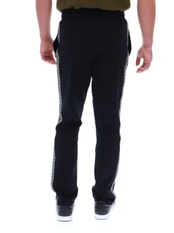 Fila Black Layton Straight Leg Joggers With Tape