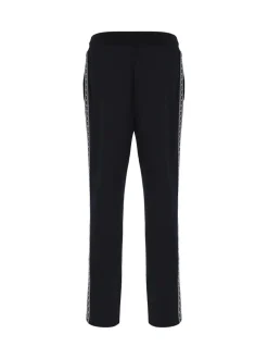 Fila Black Layton Straight Leg Joggers With Tape