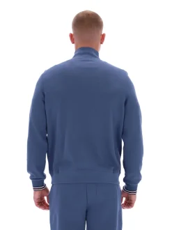Fila Blue RAMY 2 FBOX Quarter Zip With Tipping At Cuffs Sweatshirt