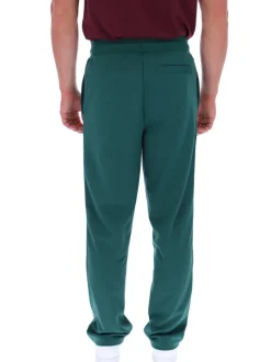 Fila Green Tavis Contrast Stitch Straight Leg Joggers