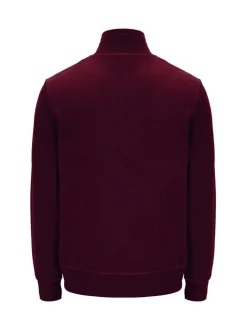 Fila Purple Nero Velour Track Top With Raised Tipping