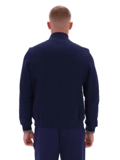 Fila Sky Blue RAMY 2 FBOX Quarter Zip With Tipping At Cuffs Sweatshirt