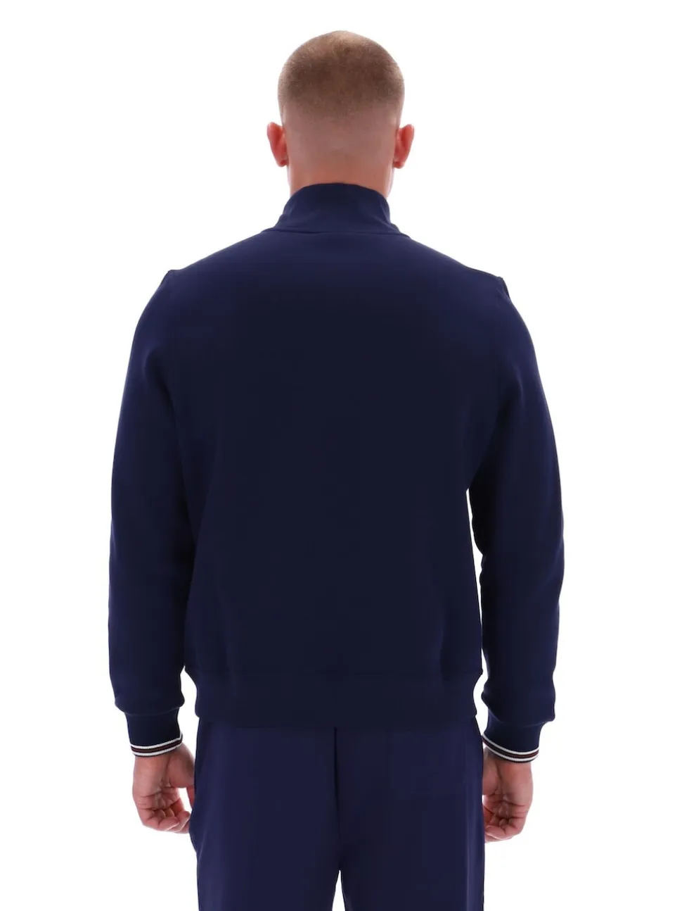 Fila Sky Blue RAMY 2 FBOX Quarter Zip With Tipping At Cuffs Sweatshirt