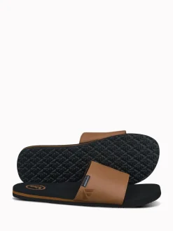 Foamlife Black Mens Seales Sliders