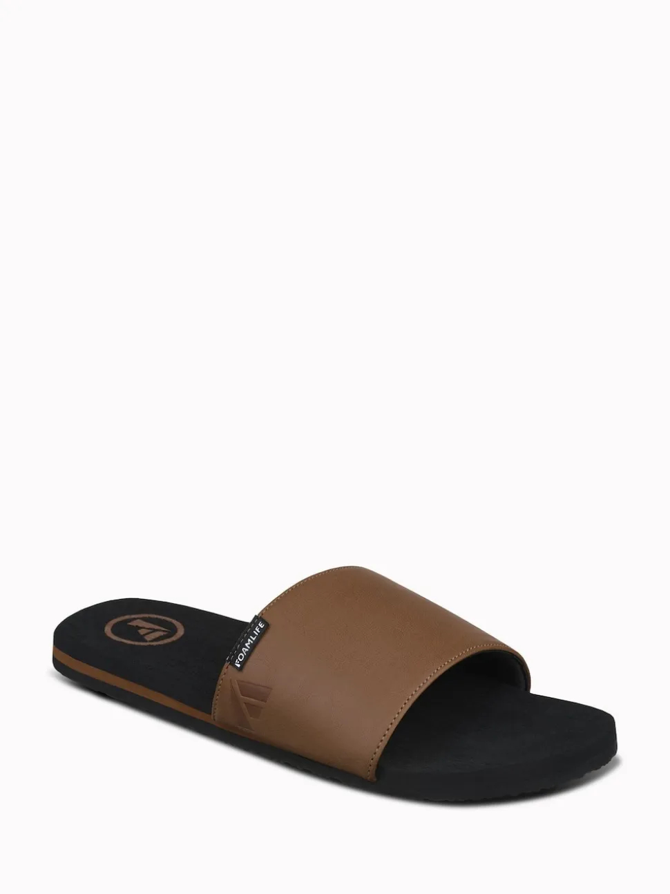 Foamlife Black Mens Seales Sliders