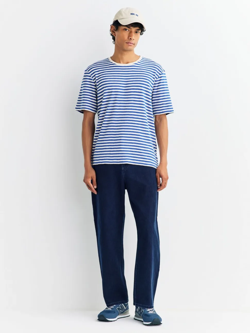Folk Blue Barrel Leg Jeans