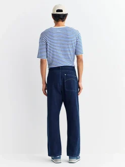 Folk Blue Barrel Leg Jeans