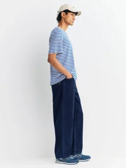 Folk Blue Barrel Leg Jeans