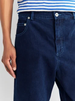 Folk Blue Barrel Leg Jeans