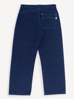 Folk Blue Barrel Leg Jeans