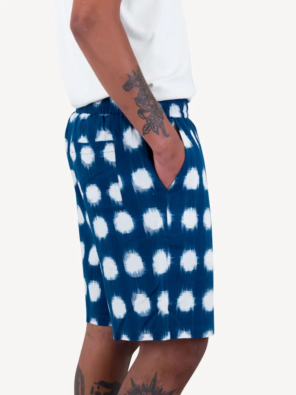 Folk Blue Relaxed Fit Shorts