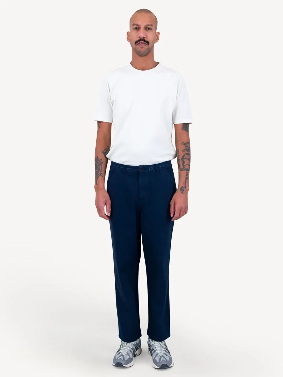 Folk Blue Slim Anniversary Trousers