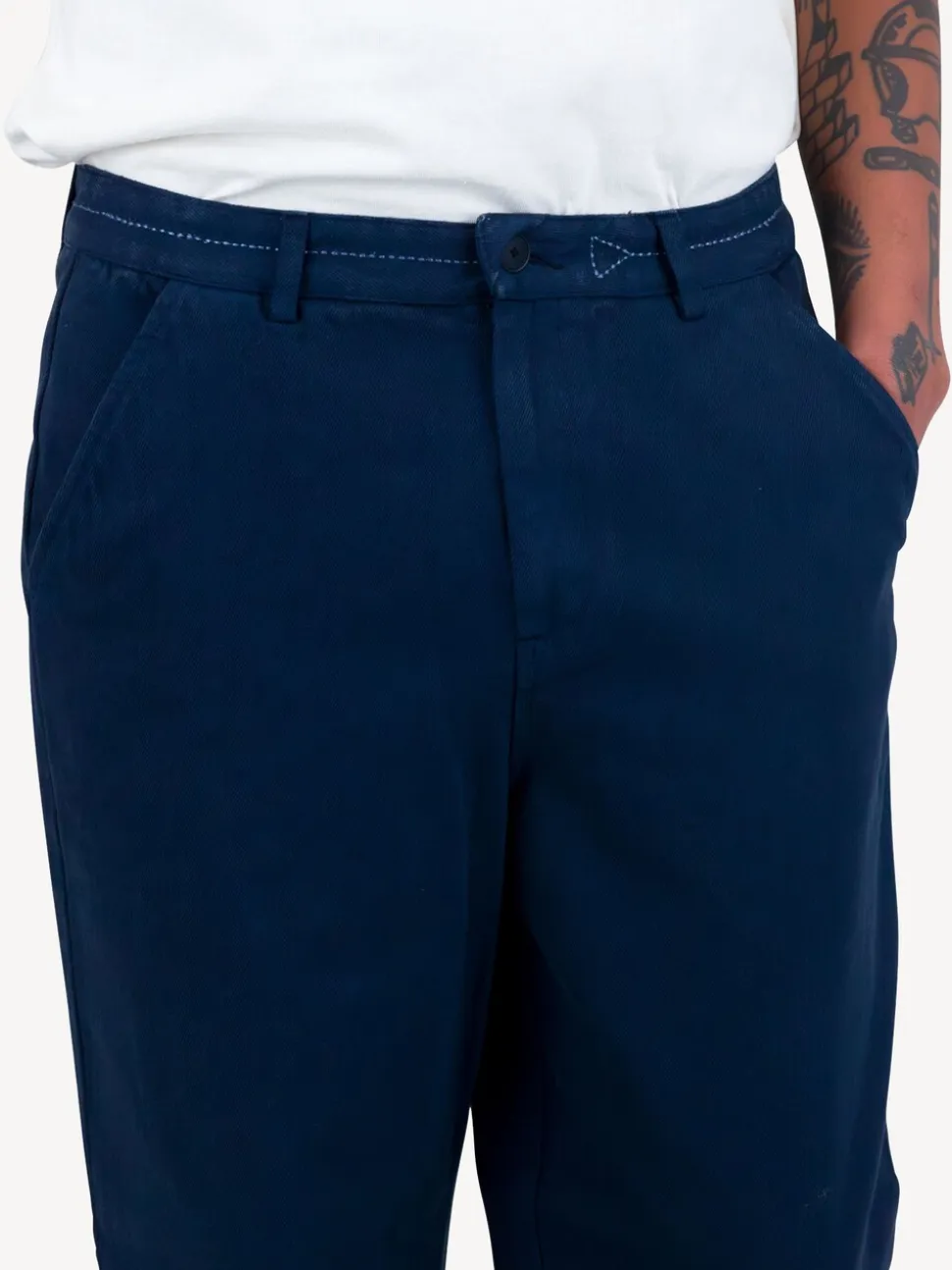 Folk Blue Slim Anniversary Trousers