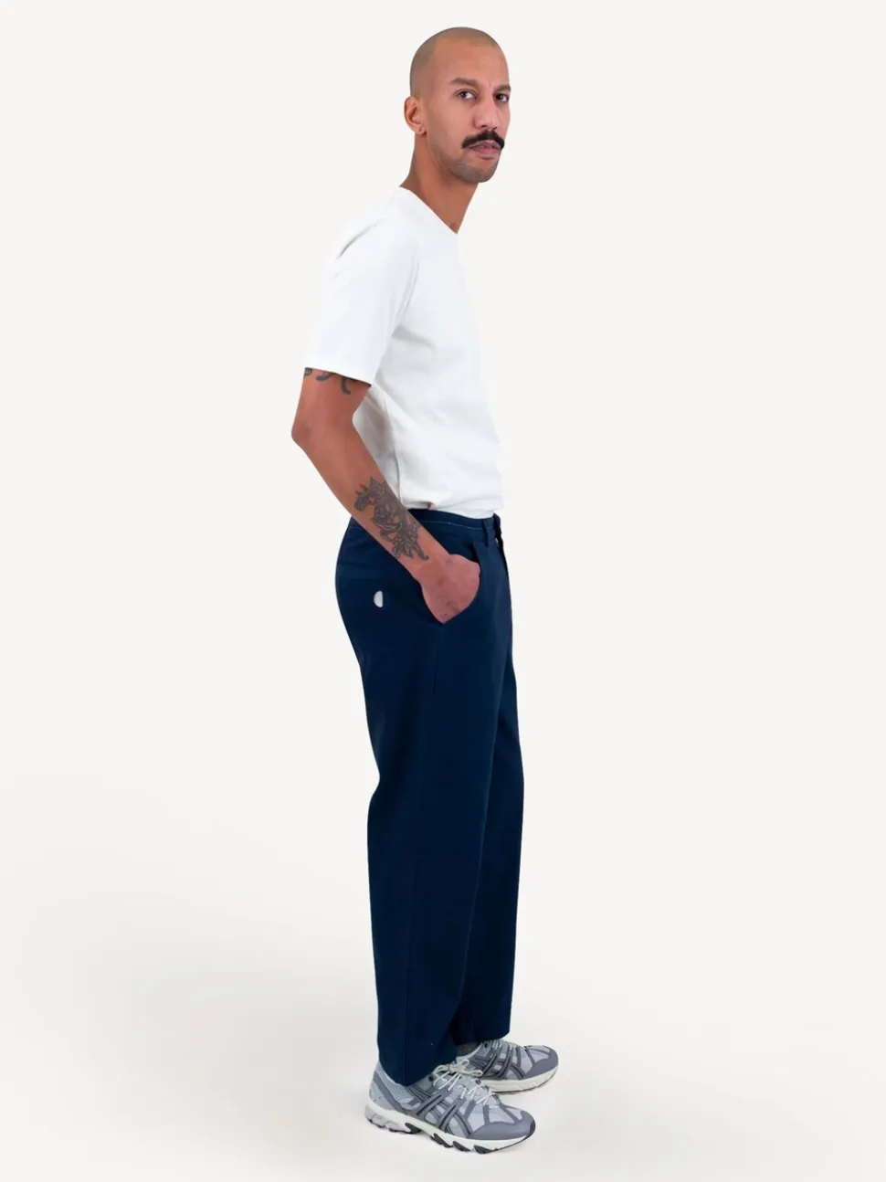 Folk Blue Slim Anniversary Trousers