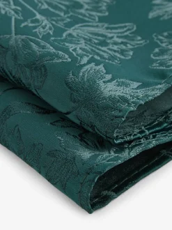 Forest Green Slim Tie And Pocket Square Set