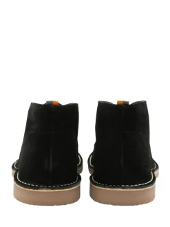 Frank Wright Black Suede Desert Boots